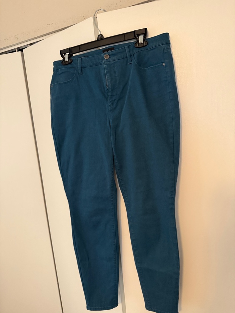 Talbots Skinny Jeans in Teal Blue